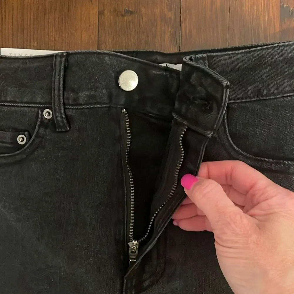 NWT Tinseltown Jean Mini Skirt Size 1 - Picture 3 of 10
